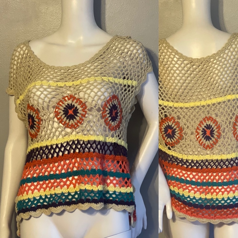 Chelsea & Violet Crotchet Top Size L
